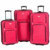 Travelers Club Genova Expandable Luggage Set, Red, 3 Piece -TRAVELPRO Sales 41KCKuX4MLL