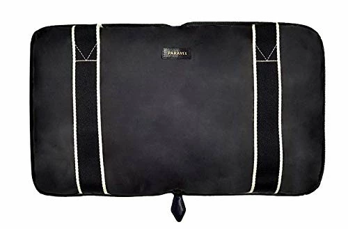 Paravel Foldable Travel Duffle Bag | Derby Black | Lightweight Carry On Bag 8 Paravel Foldable Travel Duffle Bag | Derby Black | Lightweight Carry On Bag - Image 6