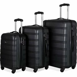 Merax Expandable Luggage Sets With TSA Locks, 3 Piece Lightweight Spinner Suitcase Set (Black2020) -TRAVELPRO Sales 41KRgLpNL8L 2dd06dd3 7efa 4e38 ade8 6e8dca2e5501