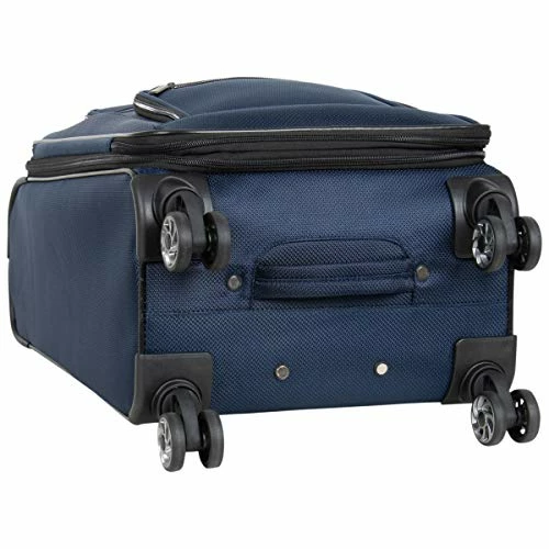 Kenneth Cole Reaction Rugged Roamer Luggage Collection Lightweight Softside Expandable 8-Wheel Spinner Travel Suitcase Bag, Navy, 20-inch Carry-On 8 Kenneth Cole Reaction Rugged Roamer Luggage Collection Lightweight Softside Expandable 8-Wheel Spinner Travel Suitcase Bag, Navy, 20-inch Carry-On - Image 6