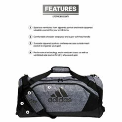 Adidas Team Issue II Medium Duffel Bag, Onix Jersey, ONE SIZE 13 Adidas Team Issue II Medium Duffel Bag, Onix Jersey, ONE SIZE -TRAVELPRO Sales 41KodDTYxeS