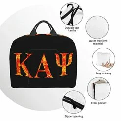 ZHUOBAIL Ka-pp_a A_lp-ha Ps-i 1911 KAP Fraternity Nupes Travel Duffel Bag Storage Packet Foldable Lightweight Portable High Capacity Tote Carry On Luggage Bags Handbag Box 16x6x12.6 Inch 16 ZHUOBAIL Ka-pp_a A_lp-ha Ps-i 1911 KAP Fraternity Nupes Travel Duffel Bag Storage Packet Foldable Lightweight Portable High Capacity Tote Carry On Luggage Bags Handbag Box 16x6x12.6 Inch -TRAVELPRO Sales 41KwwiXiTES