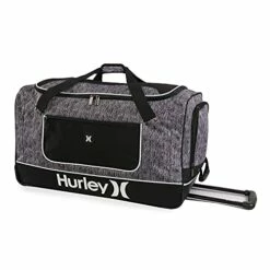 Hurley Rolling Duffel, Grey Tweed