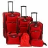Travelers Club Skyview II Softside Luggage Set, Red, 6-Piece -TRAVELPRO Sales 41LFLwncTmL