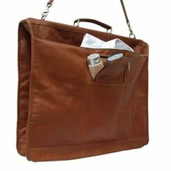 Piel Leather Piel Colombian Leather Elite Garment Bag Brown -TRAVELPRO Sales 41LPVL3Ra4L