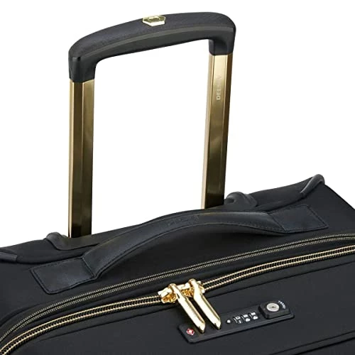 DELSEY Paris Montrouge Softside Expandable Luggage With Spinner Wheels, Black, Checked-Medium 25 Inch 7 DELSEY Paris Montrouge Softside Expandable Luggage With Spinner Wheels, Black, Checked-Medium 25 Inch - Image 5