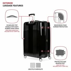 SwissGear Checked-Large 27-Inch, Black -TRAVELPRO Sales 41MMJ4MWOhS