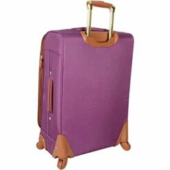 Steve Madden Designer Luggage Collection - Expandable 24 Inch Softside Bag - Durable Mid-sized Lightweight Checked Suitcase With 4-Rolling Spinner Wheels (Global Purple) 14 Steve Madden Designer Luggage Collection - Expandable 24 Inch Softside Bag - Durable Mid-sized Lightweight Checked Suitcase With 4-Rolling Spinner Wheels (Global Purple) -TRAVELPRO Sales 41MooutReUL
