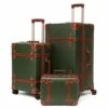 NZBZ Vintage Luggage Sets With Spinner Wheels Cute Carry On Suitcase Tsa Lock Luggage 3 Pieces (Green, 14inch & 20inch & 28inch) -TRAVELPRO Sales 41NHUjtI3lS