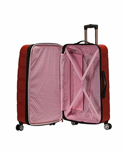 Rockland Melbourne Hardside Expandable Spinner Wheel Luggage, Red, 2-Piece Set (20/28) 4 Rockland Melbourne Hardside Expandable Spinner Wheel Luggage, Red, 2-Piece Set (20/28) - Image 2