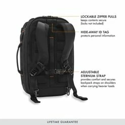 Briggs & Riley ZDX Convertible Backpack Duffel Carry-on, Black, Medium 37 Briggs & Riley ZDX Convertible Backpack Duffel Carry-on, Black, Medium -TRAVELPRO Sales 41Nz8kkRMeL