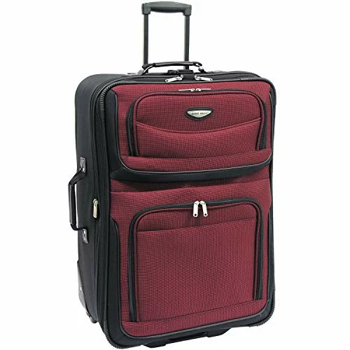 Travel Select Amsterdam Expandable Rolling Upright Luggage, Burgundy, 8-Piece Set 9 Travel Select Amsterdam Expandable Rolling Upright Luggage, Burgundy, 8-Piece Set - Image 7