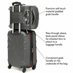 High Sierra Endeavor Wheeled Underseat Carry-On, Mercury Heather, One Size -TRAVELPRO Sales 41OCU KzU L