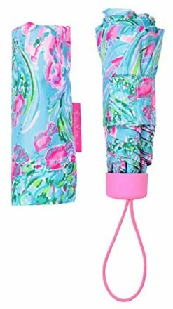 Lilly Pulitzer Women's Mini Travel Umbrella, Best Fishes -TRAVELPRO Sales 41OgbkLyymL