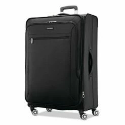 Samsonite Ascella X Softside Expandable Luggage With Spinner Wheels, Black, Checked-Large 29-Inch
