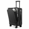 LEVEL8 Carry-On Luggage, Hardside Suitcase, 20” Lightweight ABS+PC Hardshell Spinner Trolley For Luggage With Built-In TSA Lock, 8 Spinner Wheels, Black, 20-Inch Carry-On -TRAVELPRO Sales 41PKx6jFJuL
