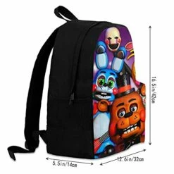 Koiidisa Five Nights At Freddy's 3D Printed Pattern Backpack Travel Bags School Laptop Bookbag,Lightweight Multi-Function And Water Resistant -TRAVELPRO Sales 41PwiMBJVFS