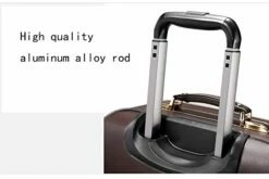 Retro Travel Suitcase Rolling Spinner Luggage Women Trolley Case 24inch Wheels Man 20inch Box PVC Vintage Cabin Travel Bag Trunk (Color : 24inch) -TRAVELPRO Sales 41QRzOPOn2L