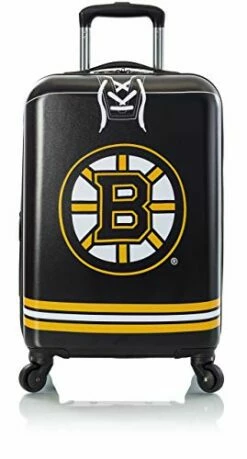 Heys America NHL Officially Licensed Wheeled Luggage (Boston Bruins, 21-Inch) -TRAVELPRO Sales 41RfFgaBFTL