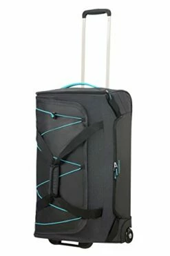 American Tourister Road Quest Wheeled Duffle Medium Travel Duffle, 67 Cm, 75 Liters, Grey (Graphite/Turquoise) 14 American Tourister Road Quest Wheeled Duffle Medium Travel Duffle, 67 Cm, 75 Liters, Grey (Graphite/Turquoise) -TRAVELPRO Sales 41SRkSbVq6L