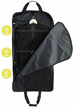 Magictodoor 45 Inch Waterproof Garment Bag Extra Capacity Pockets Adjustable Handle -TRAVELPRO Sales 41SVXNQEH6L