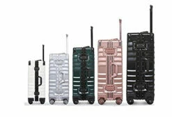 Sondre X Luggage Rolling Wheels Old Fashion Trunk Suitcase PC ABS Spinner Hardshell Carry On With TSA Lock 20" 24" 26" 29"(White) -TRAVELPRO Sales 41Syxcn3eQL