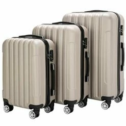 3 Pieces ABS Luggage Sets Trolley Case, Large Capacity Multifunctional Traveling Suitcase Hardshell With Spinner Wheel And Coded Lock, 20" & 24" & 28" (Champagne) 14 3 Pieces ABS Luggage Sets Trolley Case, Large Capacity Multifunctional Traveling Suitcase Hardshell With Spinner Wheel And Coded Lock, 20" & 24" & 28" (Champagne) -TRAVELPRO Sales 41T8muISZ1L