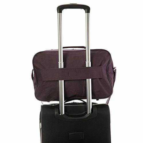 16 Inch Carry On Hand Luggage Flight Duffle Bag, 2nd Bag Or Underseat, 19L (Plum) 5 16 Inch Carry On Hand Luggage Flight Duffle Bag, 2nd Bag Or Underseat, 19L (Plum) - Image 3