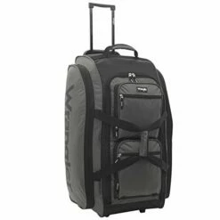 Wrangler Wesley Rolling Duffel Bag, Charcoal Grey, Large 30-Inch 14 Wrangler Wesley Rolling Duffel Bag, Charcoal Grey, Large 30-Inch -TRAVELPRO Sales 41UX4JrywdL