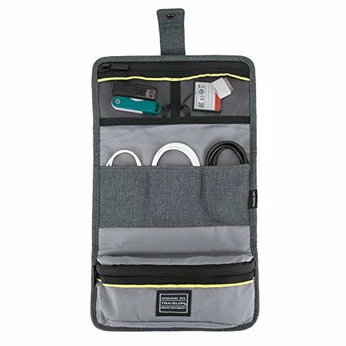 Travelon Urban Tech Accessory Organizer, Slate, One Size 3 Travelon Urban Tech Accessory Organizer, Slate, One Size