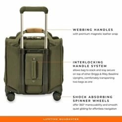 Briggs & Riley Cabin Spinner, Olive -TRAVELPRO Sales 41Vd bsN7JL