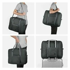 For Spirit Airlines Foldable Travel Duffel Bag Tote Carry On Luggage Sport Gym Duffle For Men And Women (Dark Grey) -TRAVELPRO Sales 41W0DnOA5gL