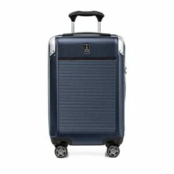 Travelpro Platinum Elite Expandable Hardside Spinner Luggage, True Navy, Carry-on 21-Inch