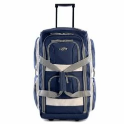 Olympia Luggage 29" 8 Pocket Rolling Duffel Bag, Navy, One Size -TRAVELPRO Sales 41WcKI 2BsdDL