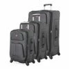 SwissGear Sion Softside Expandable Roller Luggage, Dark Grey, 3-Piece Set (21/25/29) -TRAVELPRO Sales 41Wm8VPbvcL