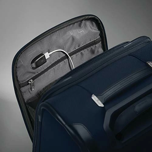 Samsonite Lineate Underseat Carry On Boarding Bag With Spinner Wheels, Evening Teal 11 Samsonite Lineate Underseat Carry On Boarding Bag With Spinner Wheels, Evening Teal - Image 9