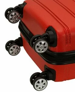 Rockland Melbourne Hardside Expandable Spinner Wheel Luggage, Red, Carry-On 20-Inch -TRAVELPRO Sales 41XNa71PX L
