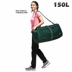 Gonex 150L Travel Duffel Bag Foldable Extra Large Duffle Bag XL Heavy Duty For Men Women For Luggage Shopping Blackish Green -TRAVELPRO Sales 41XWoqUSkkL