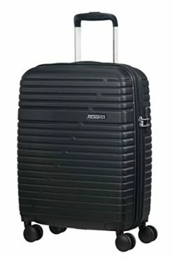 American Tourister Aero Racer Spinner 55-2,5 Kg Hand Luggage, Cm, 37 Liters, Black (Jet Black)