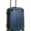 Rockland London Hardside Spinner Wheel Luggage, Blue, Carry-On 20-Inch