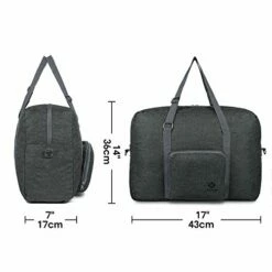 For Spirit Airlines Foldable Travel Duffel Bag Tote Carry On Luggage Sport Gym Duffle For Men And Women (Dark Grey) -TRAVELPRO Sales 41YUh6MYPuL