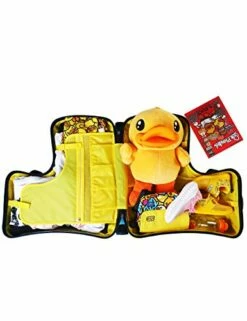 AO WEI LA OW Cute Unisex Kids Ride On Suitcase Travel Trolley Case Spinner Carry On Luggage With Wheels Suggest Fits To Kids Aged 3-6 Years Old(Yellow/01, 20 Inch) -TRAVELPRO Sales 41YoxHM2AML