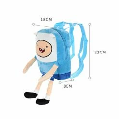 MINISO Adventure Time Backpack Cute Bag For Zipper School Picnic Bag,Blue Finn -TRAVELPRO Sales 41YtXjik6lL