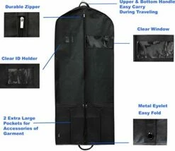 Simple Houseware 60-Inch Heavy Duty Garment Bag W/Pocket For Suits, Tuxedos, Dresses, Coats -TRAVELPRO Sales 41Z75UR6fSL