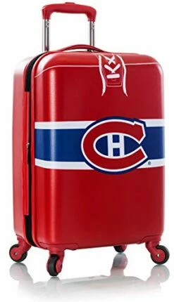 Heys America NHL Officially Licensed Wheeled Luggage (Montreal Canadiens, 21-Inch)