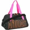 Adidas Graphic Duffel Bag, Canvas Black/Screaming Orange/Screaming Pink, One Size -TRAVELPRO Sales 41ZsyAje1VS