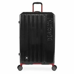Hurley Swiper Hardside Spinner Check In Luggage 29", Black/Red -TRAVELPRO Sales 41 QHHXm7QS