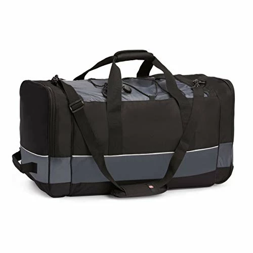 SwissGear 20" Duffel Bag | Gym Bag | Travel Duffle Bags | Men's And Women's - Grey/Black 5 SwissGear 20" Duffel Bag | Gym Bag | Travel Duffle Bags | Men's And Women's - Grey/Black - Image 3