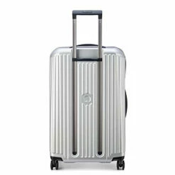 DELSEY Paris Securitime Expandable Luggage With Spinner Wheels, Silver, Checked-Medium 25 Inch -TRAVELPRO Sales 41 hQiago5L