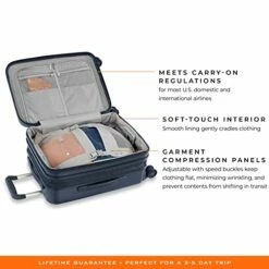 Briggs & Riley Sympatico Hardside International Spinner Luggage, Matte Navy, 21-Inch Carry-On 38 Briggs & Riley Sympatico Hardside International Spinner Luggage, Matte Navy, 21-Inch Carry-On -TRAVELPRO Sales 41 l3B1BkWL